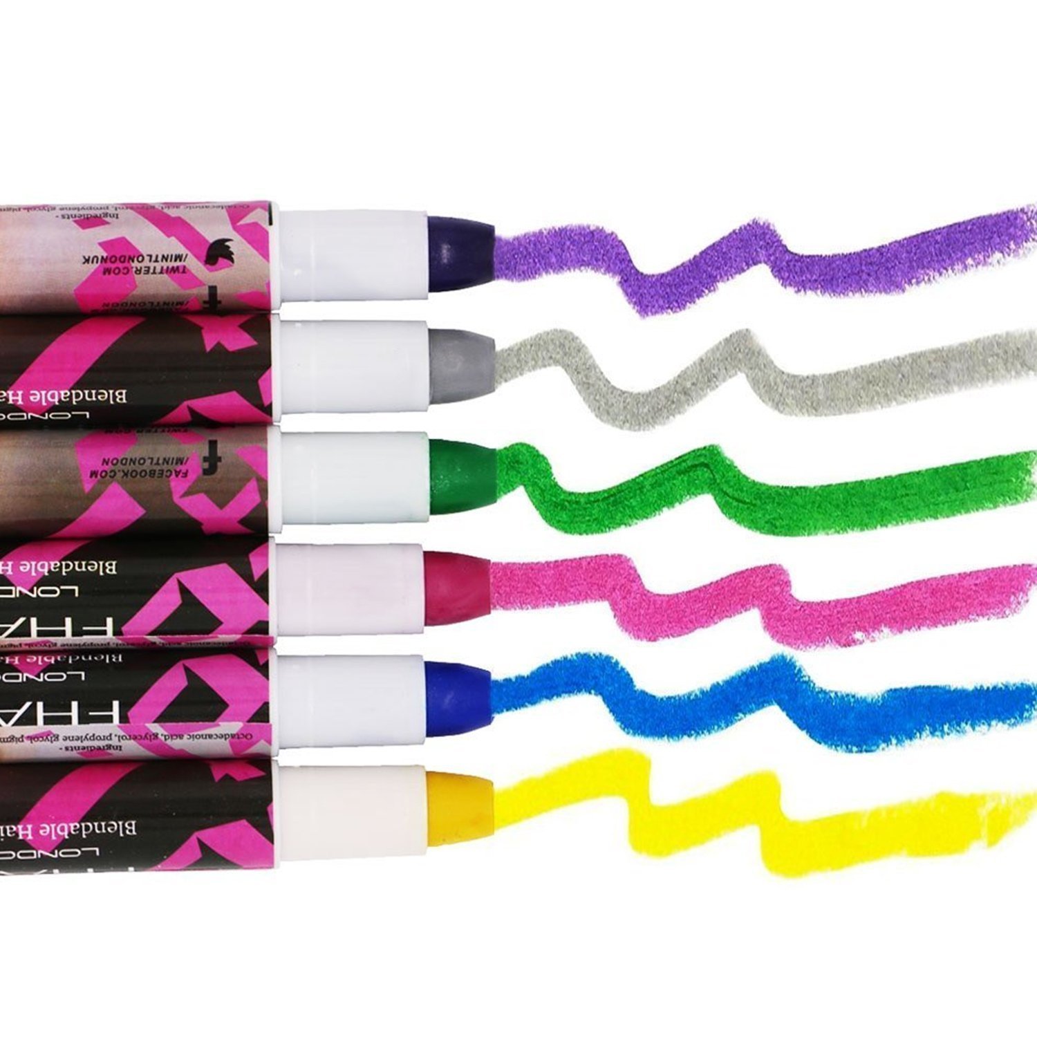 Hair Chalk ,Hair Chalk Pens,Temporary Hair Chalk Set, Halloween Christmas party, Temporary Color. Gift of Girls (NEW)