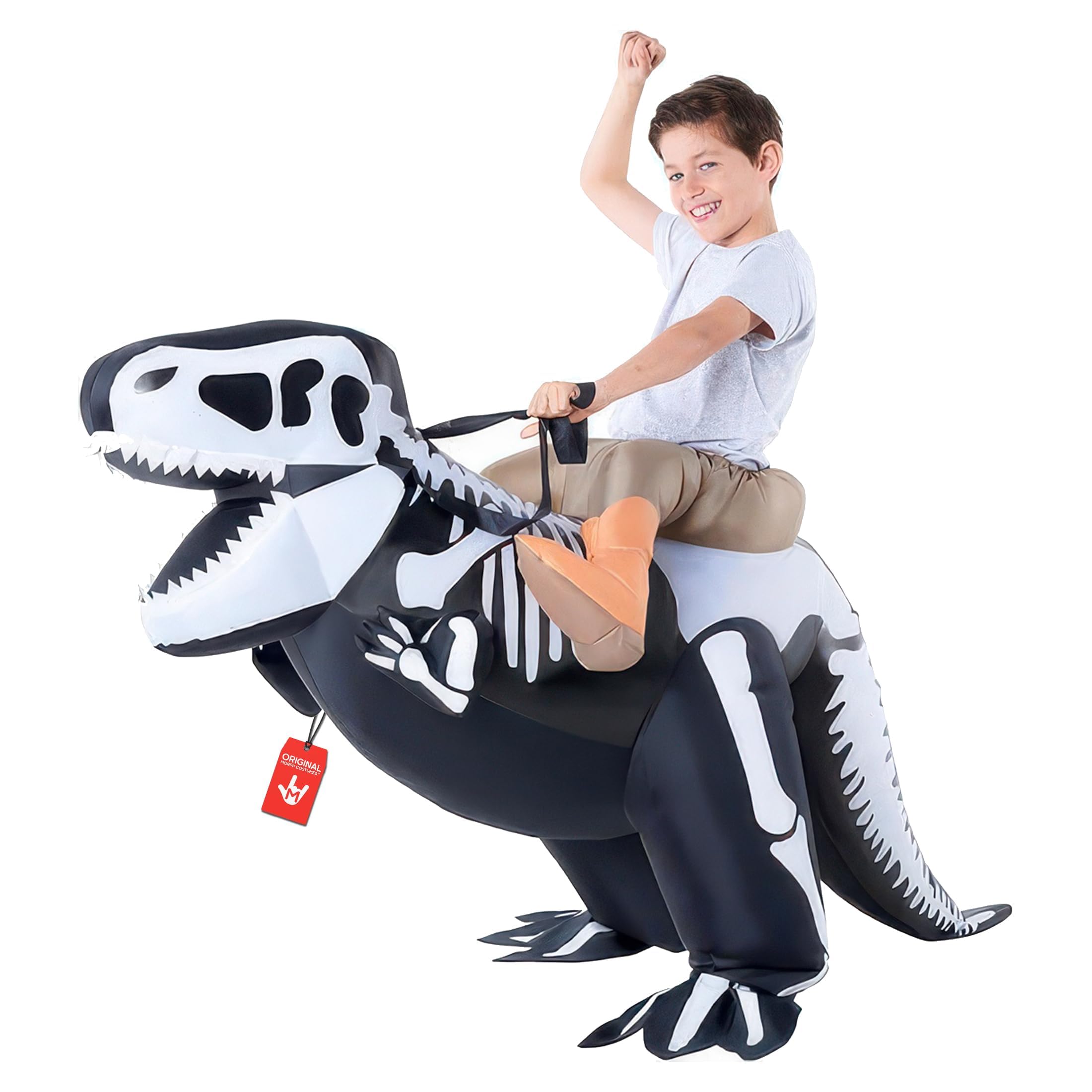 Morph Skeleton Inflatable Dinosaur Costume Kids, Blow Up Dinosaur Costume Kids, Blow Up Costumes Kid