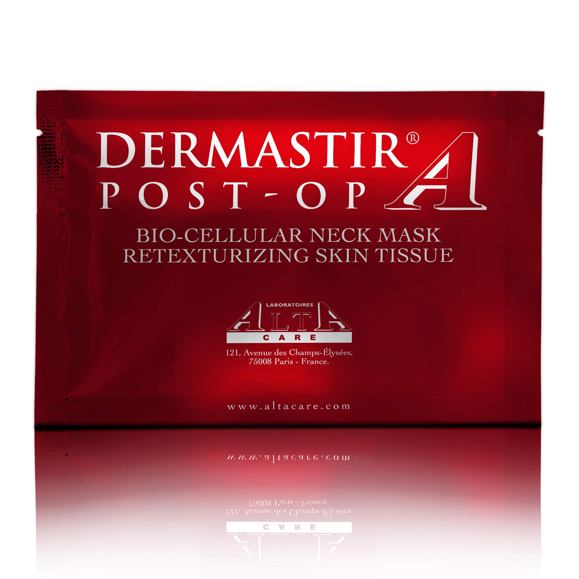 Dermastir Post-op Bio - Cellular Neck Mask Retexturizing Skin Tissue - Firming and Hydrating Anti-Aging Treatment - Made in France, 22ml
