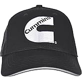Men's Cummins Diesel Logo Cap Adjustable Black Hat