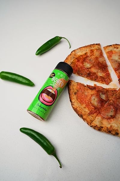 CHICK & ROO ZERO SUGAR HONEY SUBSTITUTE – CLASSIC FLAVOR: NATURALLY ENRICHED WITH HONEY & PROPOLIS, SUGAR FREE, PREBIOTIC FIBER, LOW CARB, NON-GMO, GLUTEN-FREE, (1 BOTTLE, 10.5 FL OZ) (JALAPEÑO)