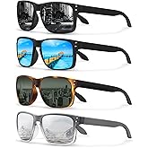 KUGUAOK Polarized Square Sunglasses For Men and Women Matte Finish Sun Glasses UV Protection Glasses