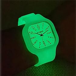 origset Glow in The Dark Women Watch Men Square