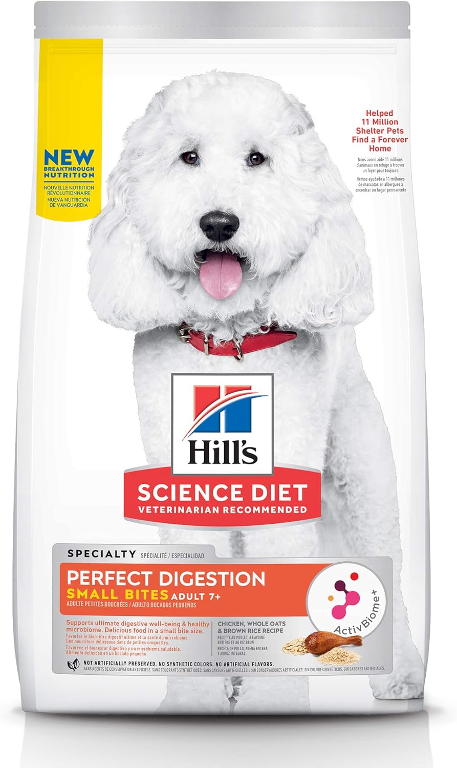 Hill's Science Diet Senior Adult 7+, Dog Dry Food Perfect Digestion