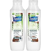Suave Tropical Coconut Shampoo and Conditioner Set, 22.5 Oz Ea | Everyday Nourishing Formulas with Coconut Extract and Vitamin E for Soft, Refreshed, Fragrant Hair