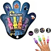 Halloween Finger Projector Lights, Mini LED Pattern Projection (4, Blue) | Colorful Glow Ring Flashlights for Trick or Treat Goodie Bags, Party Favors, Classroom Rewards and Indoor Decor