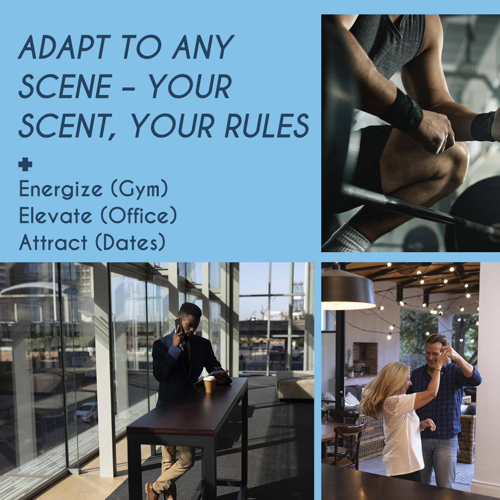 Body Spray For Men, 2.1 Fl Oz/60 ML, Travel Size 3-Pack Set