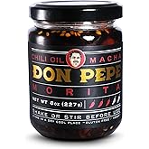 DON PEPE - Salsa Macha with MORITA dried Chiles, Gourmet Condiment with Authentic Mexican Flavors, Pairs Well with Various Cuisines, 8 oz/227 g (Salsa Macha MORITA)