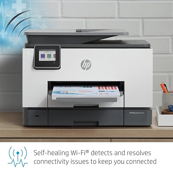 HP OFFICEJET PRO 9020 ALL-IN-ONE WIRELESS PRINTER, WITH SMART TASKS & ADVANCED SCAN SOLUTIONS FOR SMART OFFICE PRODUCTIVITY, WORKS WITH ALEXA (1MR78A)