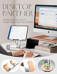 LISEN for iPad Stand for Desk,2025 Adjustable