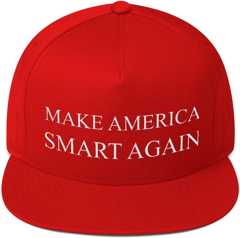 The Resistance Make America Smart Again Flat Bill Cap