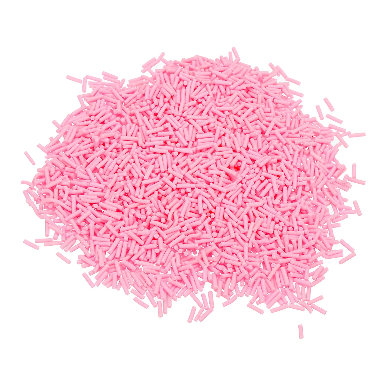 PATIKIL 100g Fake Sprinkles, Faux Sprinkles Clay Sprinkles Sugar granules for Nail Art DIY Crafts Cake Phone Case Resin Nail Art Slices Polymer Slices, Pink