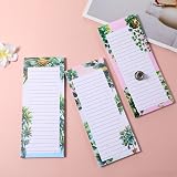 Zuimei 3 Pack Magnetic Shopping List Pad Fridge Notepad with Pen Clip view 5