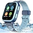 4G GPS Smart Watch for Kids,Kids Phone Smartwatch with Whatsapp Line,Anti-Lost Waterproof Video Phone Call Real-time Tracking