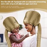 Amzpic Bonnet Hood Hair Dryer Attachment Gold Adjustable Large view 5