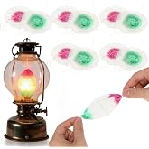 EXCEART 12pcs Lantern Mantles Replacement for Gas Lamps | Rayon Mantles for Kerosene Lamps and Outdoor Lighting, Easy to Install for Hiking