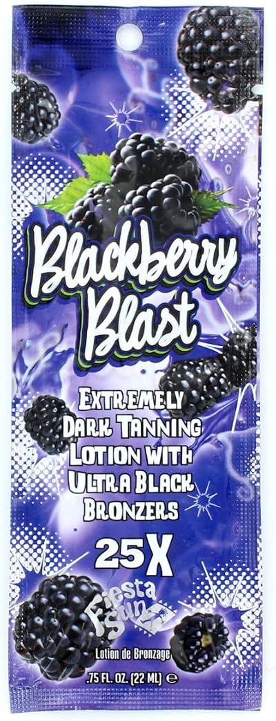 Fiesta Sun Blackberry Blast Tanning Lotion Ultra Black Bronzer Sachet 22ml