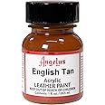 Angelus Acrylic Leather Paint For Shoes, Sneakers, Leather, Canvas, Furniture, and More - 1 fl oz, English Tan