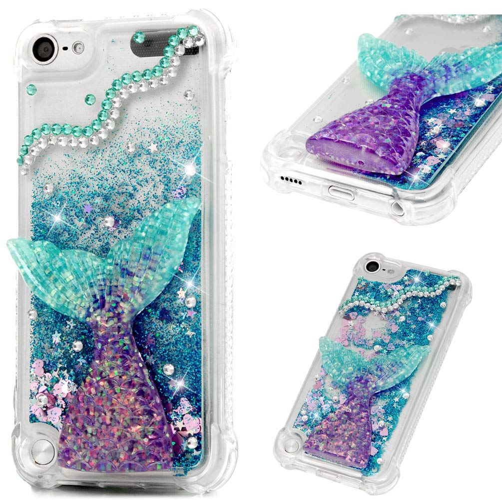 iPod Touch 5/6 Case，Liquid Phone Case for Girls,GEMYON Fashion Creative Design