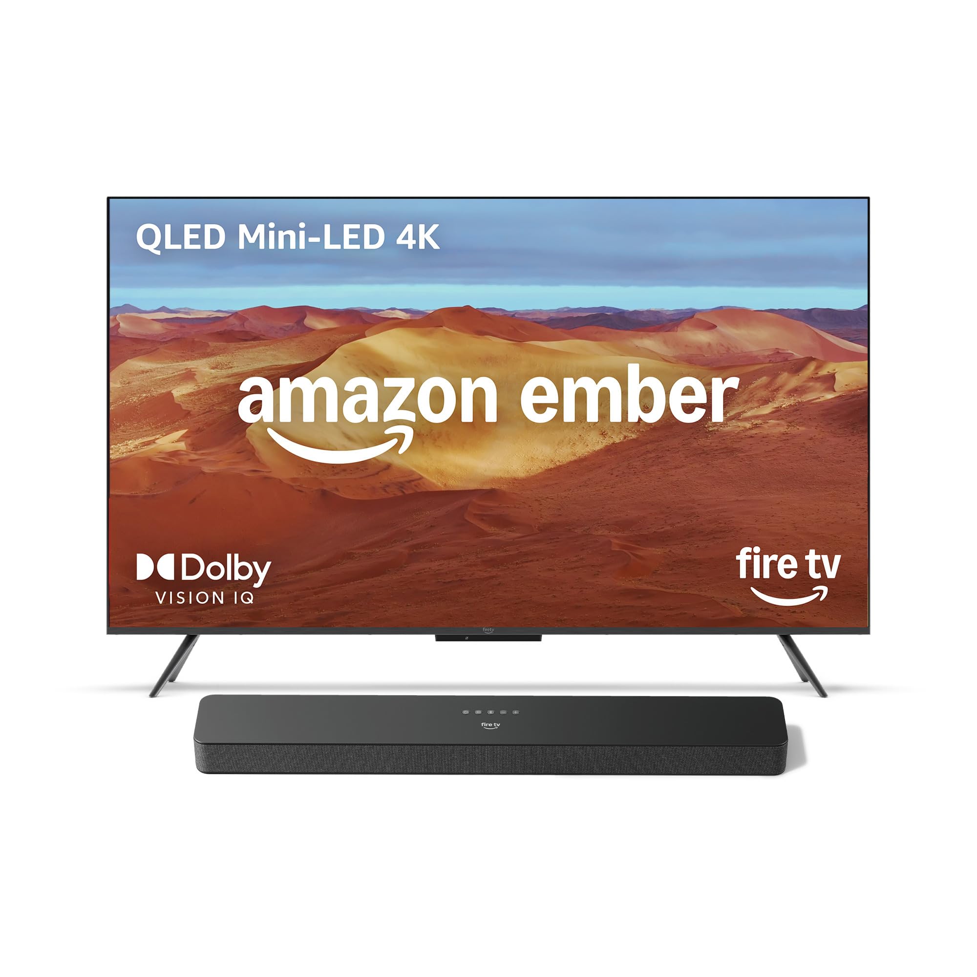 Amazon Ember 55" Mini-LED Series with Fire TV Soundbar Plus