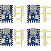 DWEII 4PCS Type-C Connector RP2350-Zero Mini Development Board,Based On RPi RP2350A Dual-Core &amp; Dual-Architecture Microcontroller, 29 x Multi-Function GPIO Pins Support C/C++,MicroPython