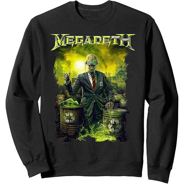 Amazon.com: Megadeth - Toxic Vic Long Sleeve T-Shirt