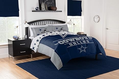 Amazon Com Dallas Cowboys Nfl Full Queen Comforter Pillow