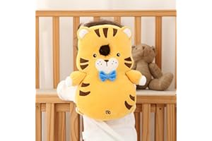 SOZOON Baby Head Protector Backpack - Soft & Lightweight Head Protection Pillow for Bebe Walking and Crawling(Tiger)