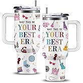 WWHSAI May This Be Your Best Era Themed Gifts Tumbler 40oz, Music Lovers Gifts for Women Friendship, Mother's Day Birthday Graduation Gift for Mom Sisters Girls Nurse