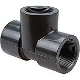NIBCO Fig No U4512-3-3, 3/4 in. PVC Threaded Tee, Schedule 80, Threaded