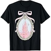 Cute Pink Bow Magical Fairytale Castle Costume for Kids Girl T-Shirt