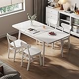Muwuele Solid Wood Extendable Dining Table for 4-8