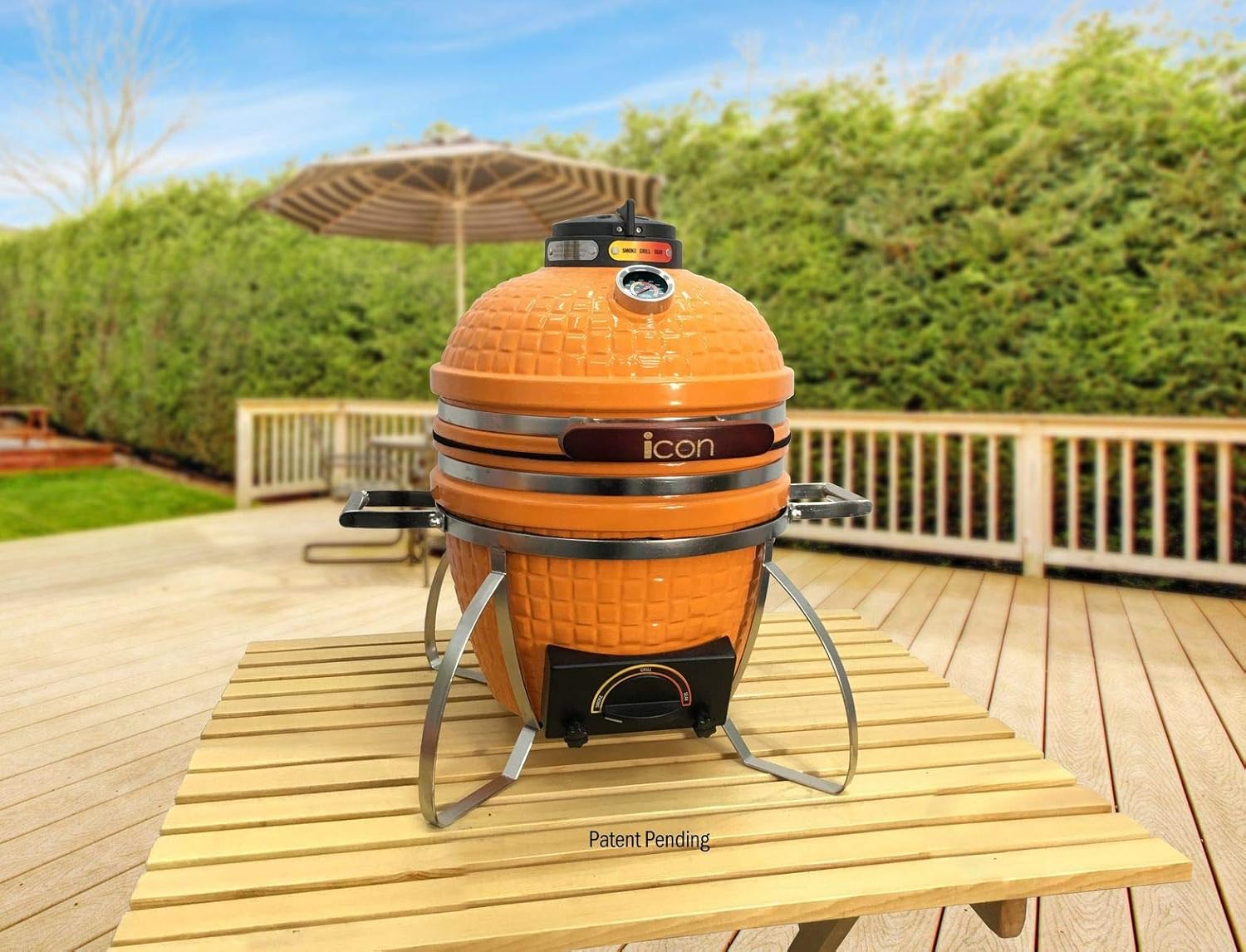 Review Vision Grills Kamado Icon 100 Series (Orange) Grills & Smokers Review