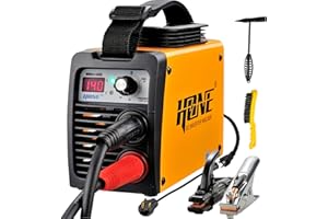 HONE ARC Welder 110V/220V, Actual 140Amp Stick Welder, Digital IGBT Inverter LCD Display Welding Machine with Hot Start Arc Force Anti-Stick, High Efficiency for Welding Rod 1/16-1/8-Inch