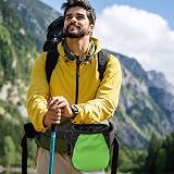 FUZVOL Climbing Chalk Bag Green Bucket with Belt Adjustable Pocket view 6