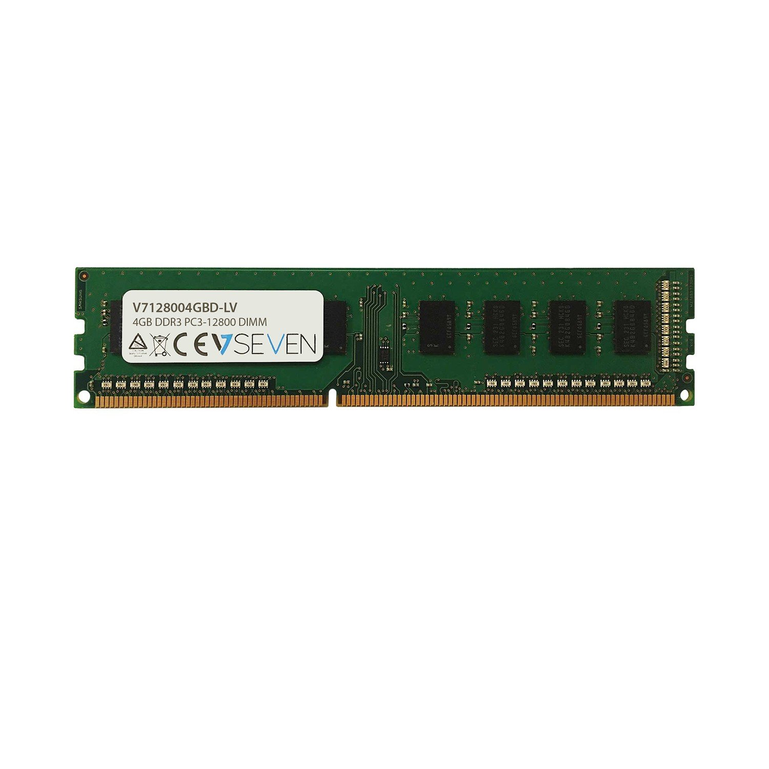 V7 V7128004GBD-LV V7 4GB DDR3 PC3L_12800 _ 1600MHZ DIMM Desktop Memory Module _ V7128004GBD-LV