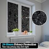 Zindoo Flower Blackout Window Film 44.5x200cm Static Cling UV Blocking view 7