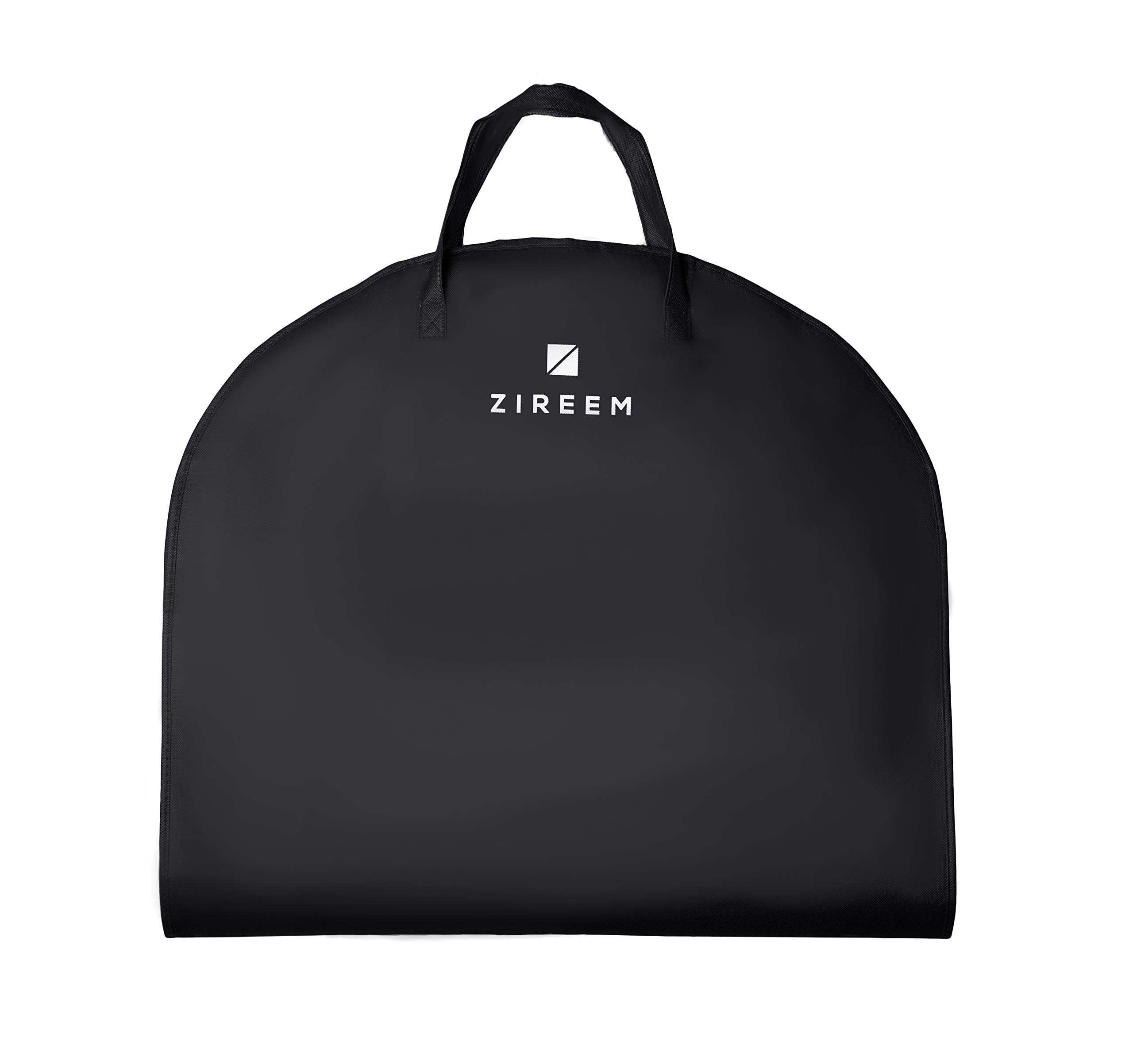 Zireem Kleidersack inkl. kostenlosem Schuhbeutel | Premium Stabil Anzugtasche | Kleiderhülle | Atmungsaktiv | Hochwertiger Anzugsack | Schwarz | 110 × 60 cm |