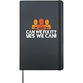 Bob Builder I Builder and Construction worker Hardcover Journal, Black