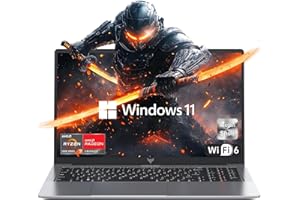 KAIGERR Gaming Laptop, Laptop with AMD Ryzen 7 5825U (8C/16T, Up to 4.5GHz), 16GB RAM 512GB NVMe SSD Laptop Computer, Radeon RX Vega 8 Graphics, 16.1-inch FHD Display, WiFi 6, 53Wh Battery, Backlit KB