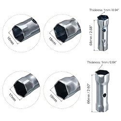 SABLUE 7-Pcs Dual-Ended Spark Plug Socket Wrench