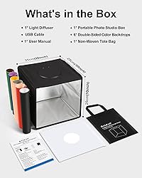 PULUZ Mini Photo Studio Light Box, Photo Shooting