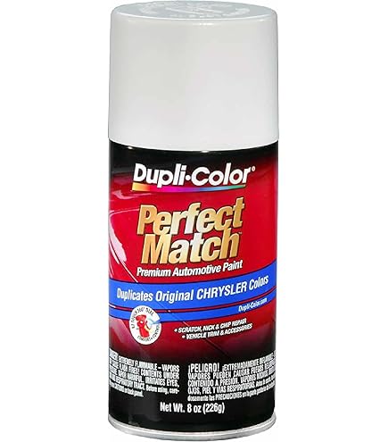 Mopar PW7 Bright White Touch-Up Aerosol Spray Paint – 5 Oz Can, OEM Match