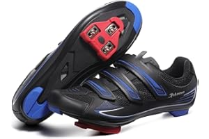 ROKNEMO Mens Peloton Cycling Shoes with Look Delta Cleat - Compatible with Peloton SPD Clips - Spin Indoor Road Racing Bike Shoes for Men Women