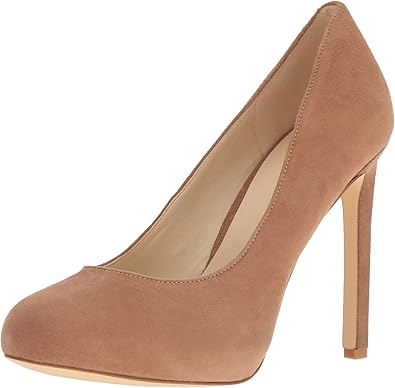 nine west tan pumps