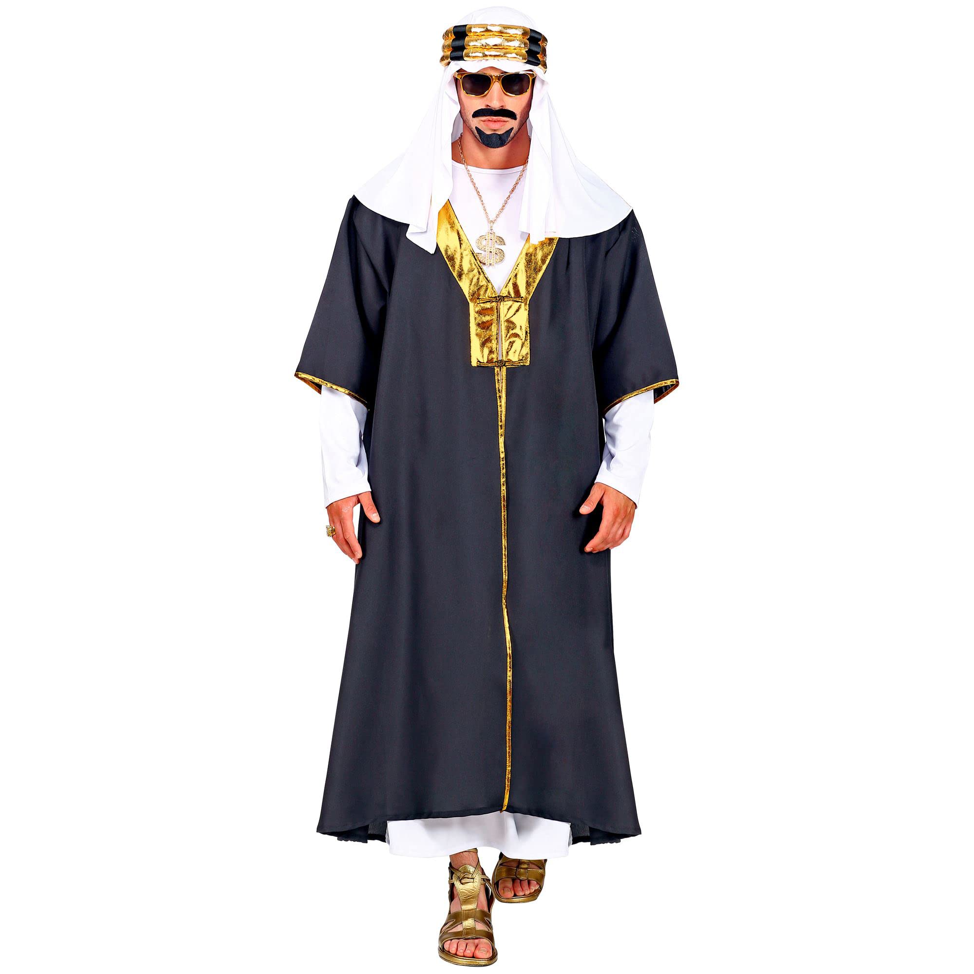 Widmann W MILANO Party Fashion - Sultan Tunic with Robe, Turban, Arabian, Sheikh, Prince, Fancy Dress Costumes