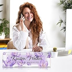 Custom Office Name Plate for Desk - Desk Name Plate