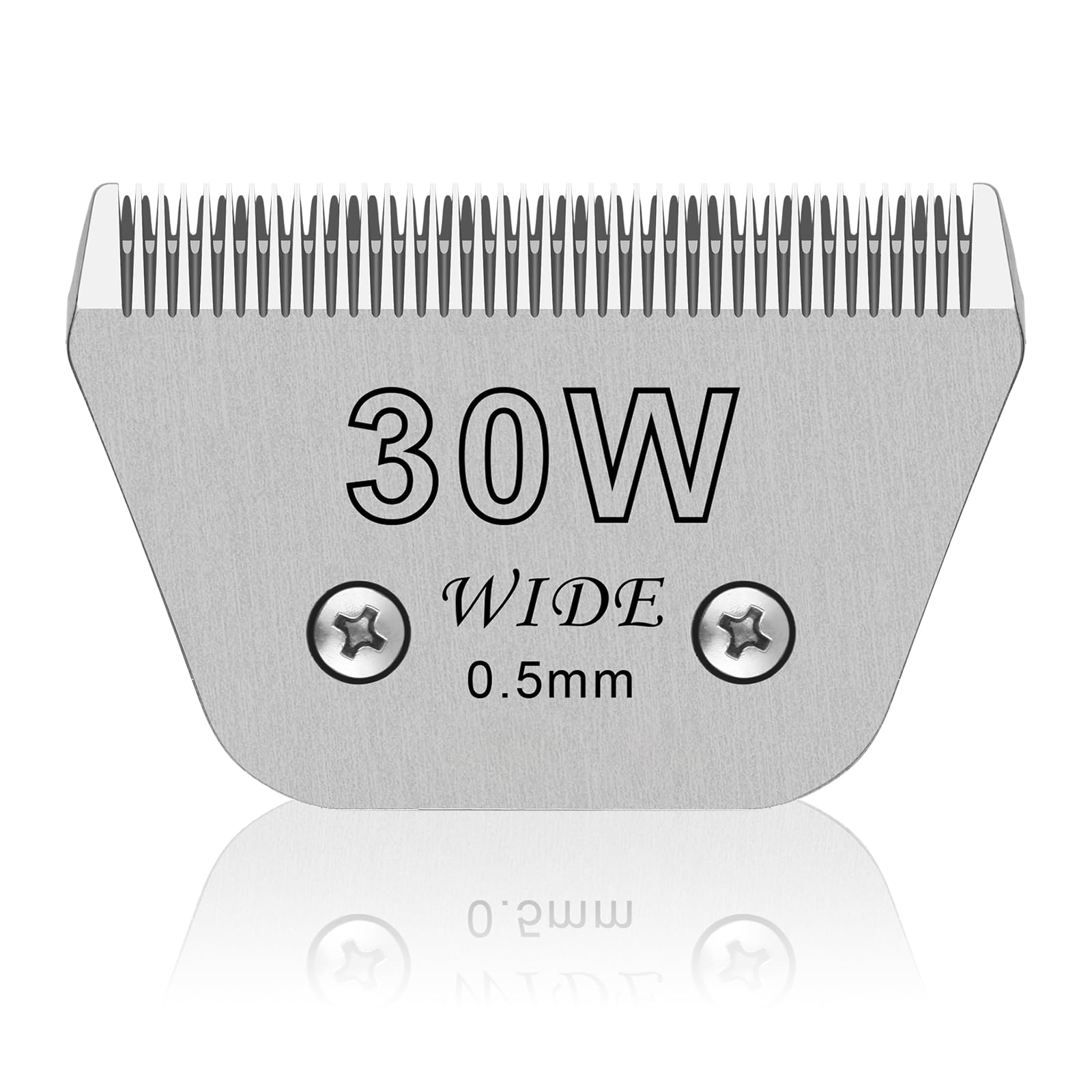 AUDOC 30W Wide Pet Dog Grooming Detachable Blades,Compatible with Andis,Oster A5,Wahl KM10/Moser 45/Masterclip A5 Clippers,Cut Length 1/50"(0.5mm),Fit for Larger Animals