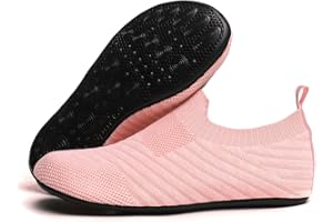 ZhaaDee Womens Mens Slippers with Rubber Sole Ultra-Lightweight House Slipper Socks Around House Shoes Non Slip Indoor&Outdoor