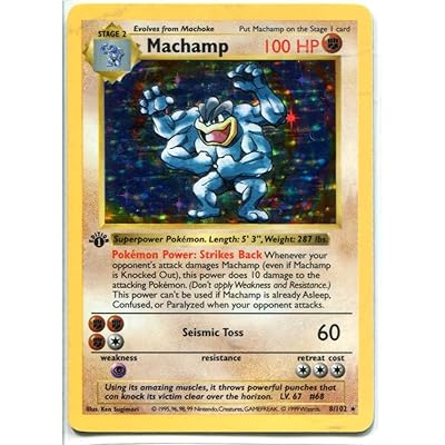 Machamp - 8102 - Holo Rare - 1st Edition - Nigeria | Ubuy
